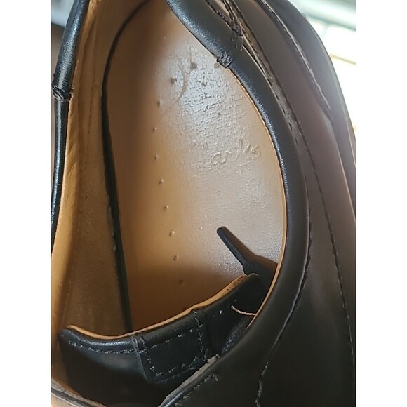 Clarks Colson Over Leather Oxfords Mens 10 Shoes Casual Comfort Support Preppy - Picture 10 of 10
